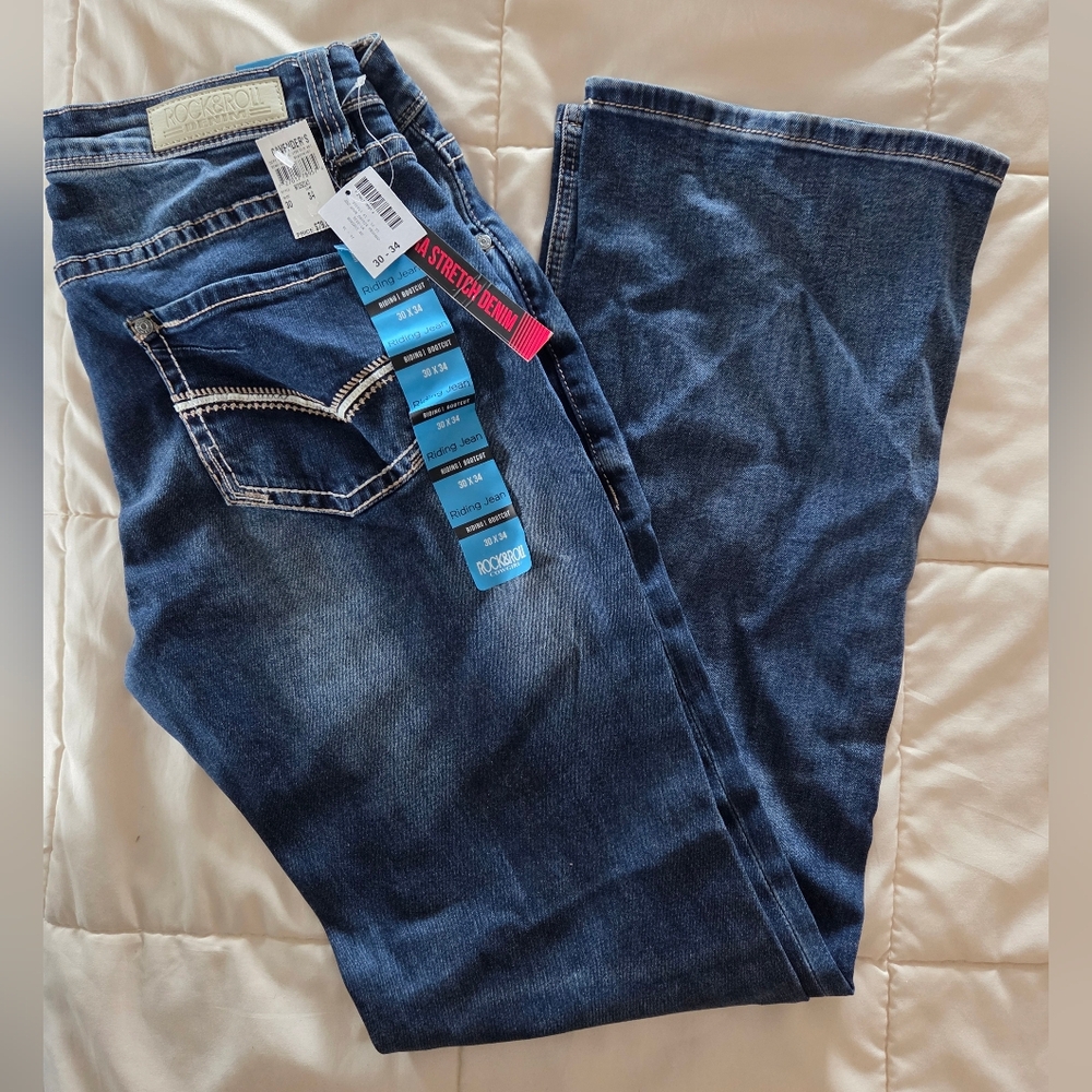 Rock & Roll Cowgirl Bootcut Jeans 30 x 34 NWT
